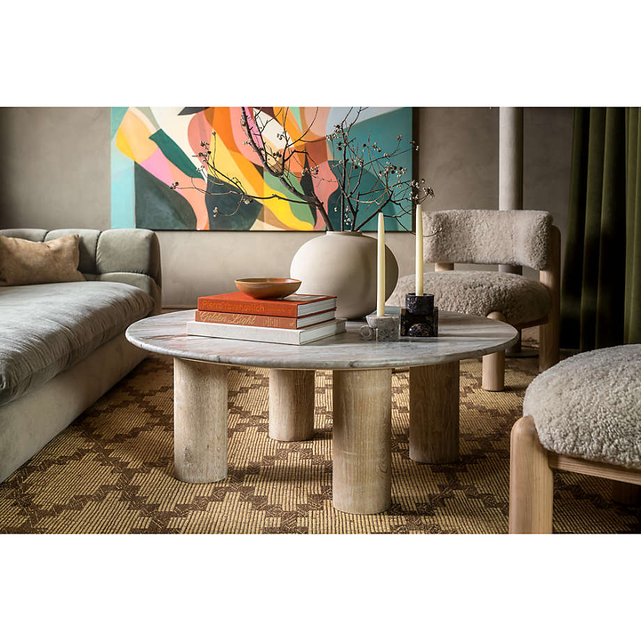 Crate and barrel coffee table outlet marble